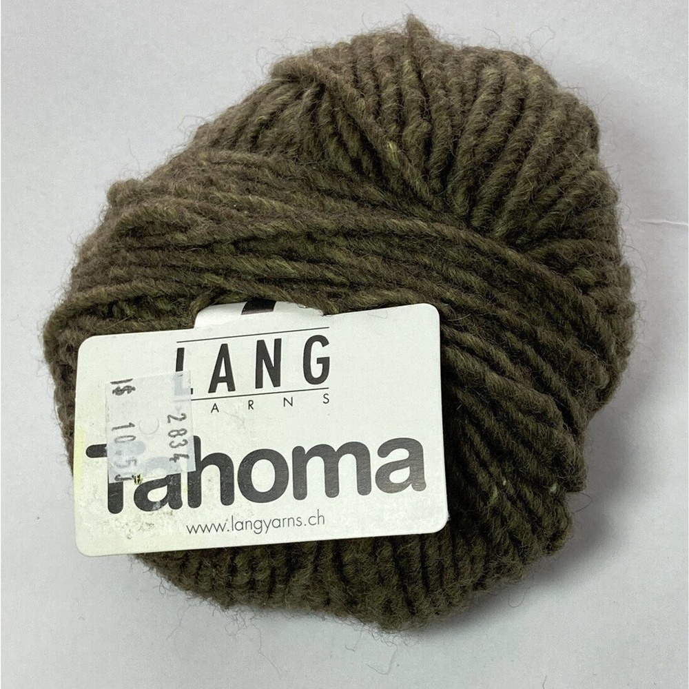 Lang Yarns Tahona 50% Merino 25% Alpaca 25% Acrylic‎ Yarn Ball #98 green 50g 74m